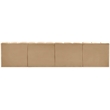 Bowery Hill Contemporary Soft Camel Velvet Modular Sectional