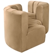 Bowery Hill Contemporary Soft Camel Velvet Modular Sectional