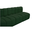 Bowery Hill Contemporary Green Boucle Fabric Modular Sectional