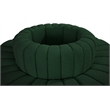 Bowery Hill Contemporary Green Boucle Fabric Modular Sectional