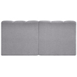 Bowery Hill Contemporary Grey Boucle Fabric Modular Sectional