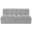 Bowery Hill Contemporary Grey Boucle Fabric Modular Sectional
