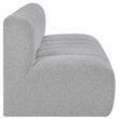 Bowery Hill Contemporary Grey Boucle Fabric Modular Sectional