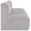 Bowery Hill Contemporary Grey Boucle Fabric Modular Sectional
