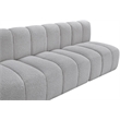 Bowery Hill Contemporary Grey Boucle Fabric Modular Sectional