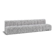 Bowery Hill Contemporary Grey Boucle Fabric Modular Sectional