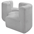 Bowery Hill Contemporary Grey Boucle Fabric Modular Sectional