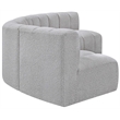 Bowery Hill Contemporary Grey Boucle Fabric Modular Sectional