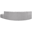 Bowery Hill Contemporary Grey Boucle Fabric Modular Sectional