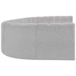 Bowery Hill Contemporary Grey Boucle Fabric Modular Sectional