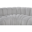 Bowery Hill Contemporary Grey Boucle Fabric Modular Sectional