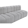 Bowery Hill Contemporary Grey Boucle Fabric Modular Sectional