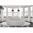 Bowery Hill Contemporary Grey Boucle Fabric Modular Sectional
