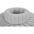 Bowery Hill Contemporary Grey Boucle Fabric Modular Sectional
