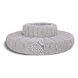 Bowery Hill Contemporary Grey Boucle Fabric Modular Sectional