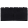 Bowery Hill Contemporary Soft Black Velvet Modular Sectional
