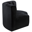 Bowery Hill Contemporary Soft Black Velvet Modular Sectional