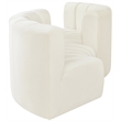 Bowery Hill Contemporary Soft Cream Velvet Modular Sectional