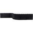 Bowery Hill Contemporary Soft Black Velvet Modular Sectional