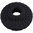 Bowery Hill Contemporary Soft Black Velvet Modular Sectional