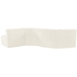 Bowery Hill Contemporary Soft Cream Velvet Modular Sectional