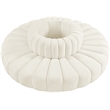 Bowery Hill Contemporary Soft Cream Velvet Modular Sectional