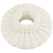 Bowery Hill Contemporary Soft Cream Velvet Modular Sectional