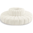 Bowery Hill Contemporary Soft Cream Velvet Modular Sectional