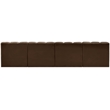Bowery Hill Contemporary Soft Brown Velvet Modular Sectional