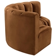 Bowery Hill Contemporary Soft Saddle Velvet Modular Sectional