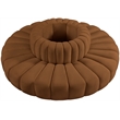 Bowery Hill Contemporary Soft Saddle Velvet Modular Sectional