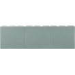 Bowery Hill Contemporary Mint Green Vegan Leather Modular Sectional