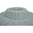 Bowery Hill Contemporary Mint Green Vegan Leather Modular Sectional