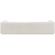 Bowery Hill Contemporary Rich Cream Boucle Fabric Modular Sofa