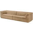 Bowery Hill Contemporary Soft Camel Velvet Fabric Modular Sofa