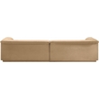 Bowery Hill Contemporary Soft Camel Velvet Fabric Modular Sofa