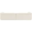 Bowery Hill Contemporary Soft Cream Velvet Fabric Modular Sofa