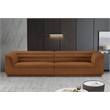 Bowery Hill Contemporary Soft Saddle Velvet Fabric Modular Sofa