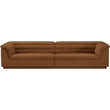 Bowery Hill Contemporary Soft Saddle Velvet Fabric Modular Sofa