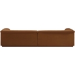 Bowery Hill Contemporary Soft Saddle Velvet Fabric Modular Sofa