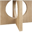 Bowery Hill Mid-Century Modern Rich Natural Oak Dining Table