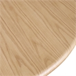 Bowery Hill Mid-Century Modern Rich Natural Oak Dining Table