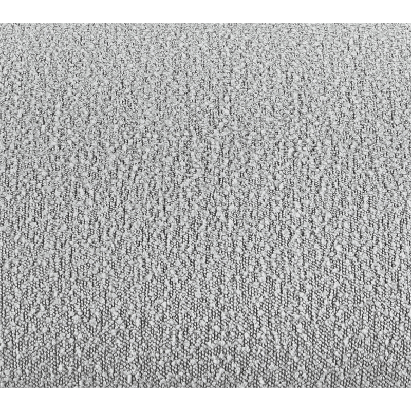 Bowery Hill Contemporary Rich Grey Boucle Durable Fabric Sofa