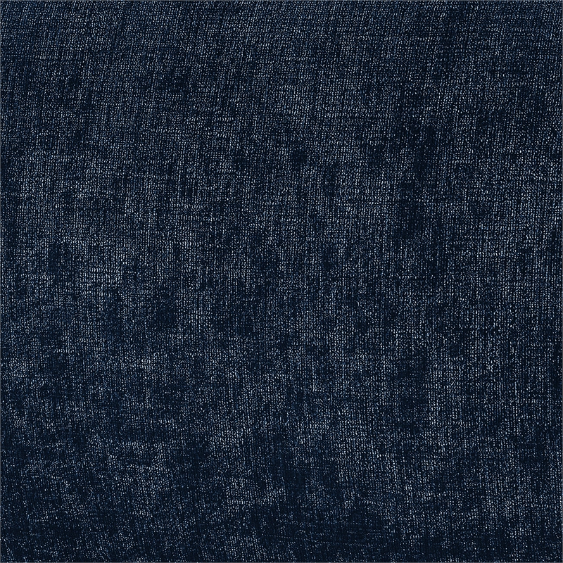 Bowery Hill Contemporary Channel Tufted Navy Chenille Fabric King Bed