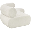 Bowery Hill Contemporary Soft Cream Chenille Fabric Modular Sofa