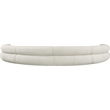 Bowery Hill Contemporary Soft Cream Chenille Fabric Modular Sofa