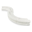 Bowery Hill Contemporary Soft Cream Chenille Fabric Modular Sofa