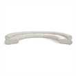 Bowery Hill Contemporary Soft Cream Chenille Fabric Modular Sofa