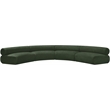 Bowery Hill Contemporary Soft Green Chenille Fabric Modular Sofa