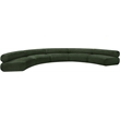 Bowery Hill Contemporary Soft Green Chenille Fabric Modular Sofa